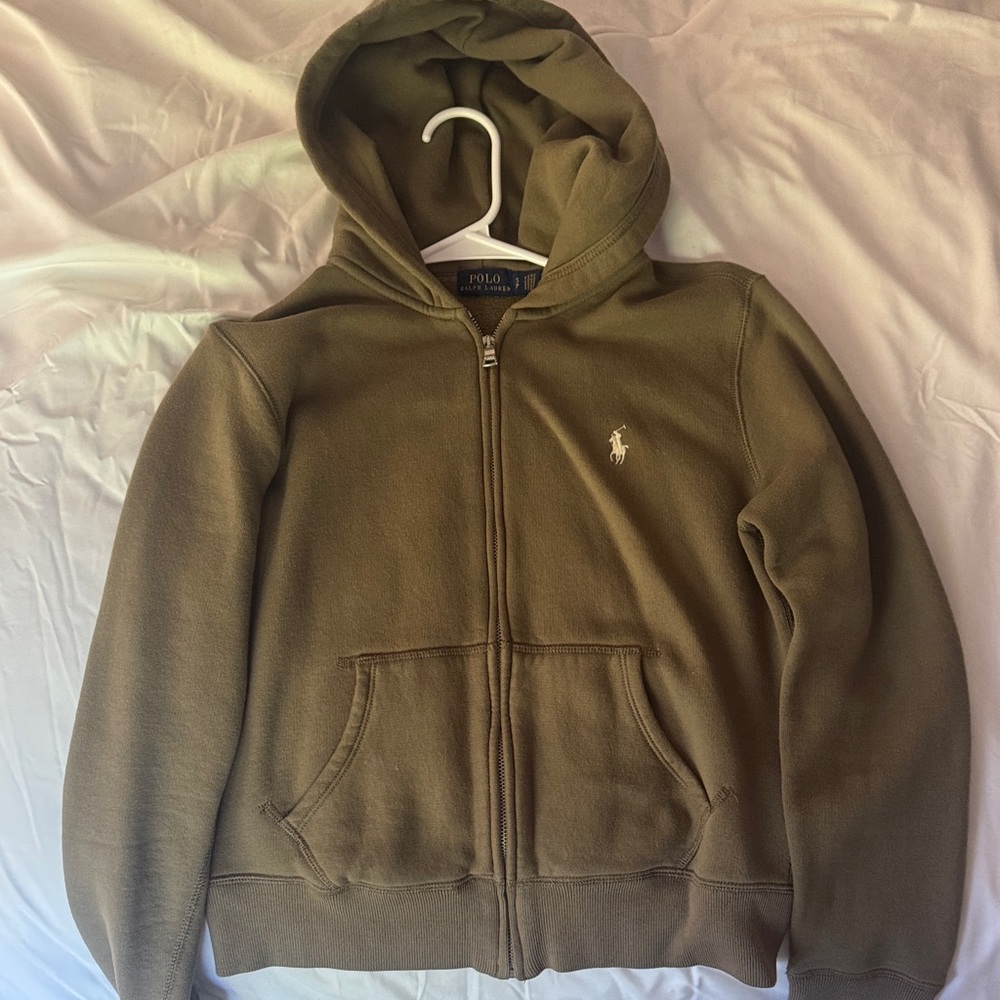 Polo by Ralph Lauren Kids Green Full-Zip Hoodie